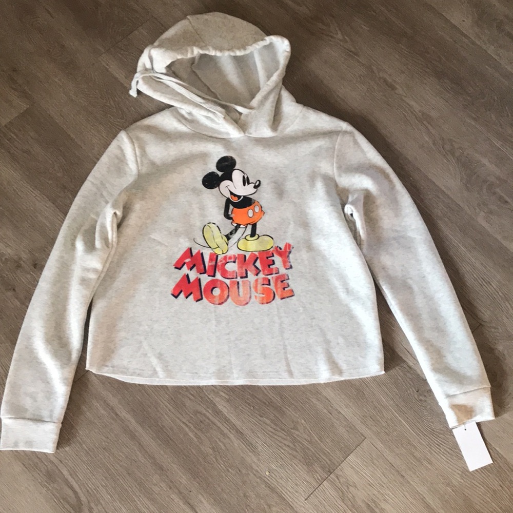 NWT Mickey Mouse Hoodie L